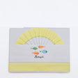 Parure de lit coton jaune brodée sardines portugaises | Luisa Paixão Parure de lit bébé "Sardinhas" - Jaune