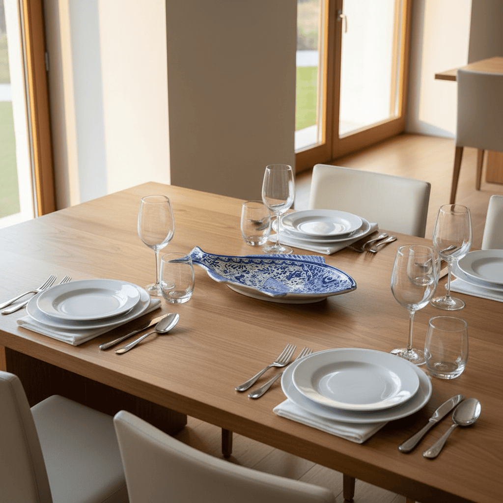 Petit plat en céramique de Coimbra 30cm Petit plat de service en céramique de Coimbra - 30cm