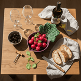 Petit plat en céramique en forme de radis - Mauve Petit plat en céramique en forme de radis - Mauve