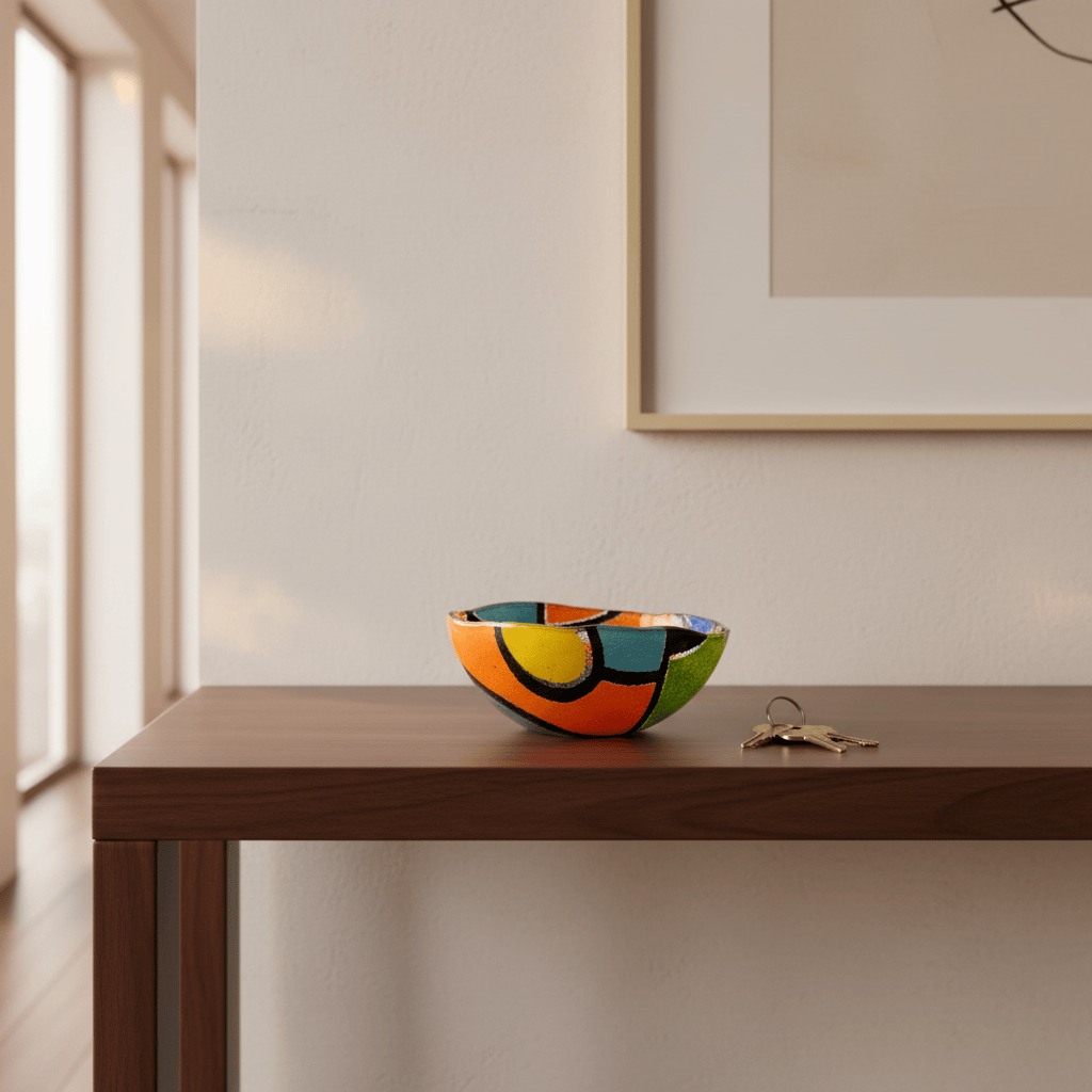 Petit saladier en verre de Marinha Grande I Artisanat portugais Saladier en verre "Marinha Grande" - 13cm