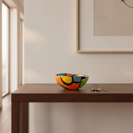 Petit saladier en verre de Marinha Grande I Artisanat portugais Saladier en verre "Marinha Grande" - 13cm