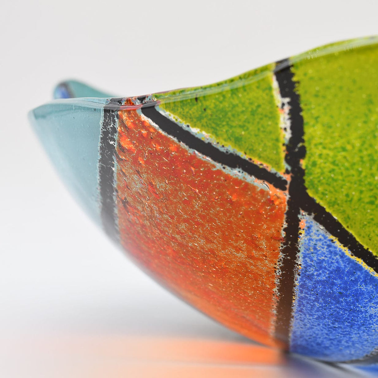 Petit saladier en verre de Marinha Grande I Artisanat portugais Saladier en verre "Marinha Grande" - 20cm