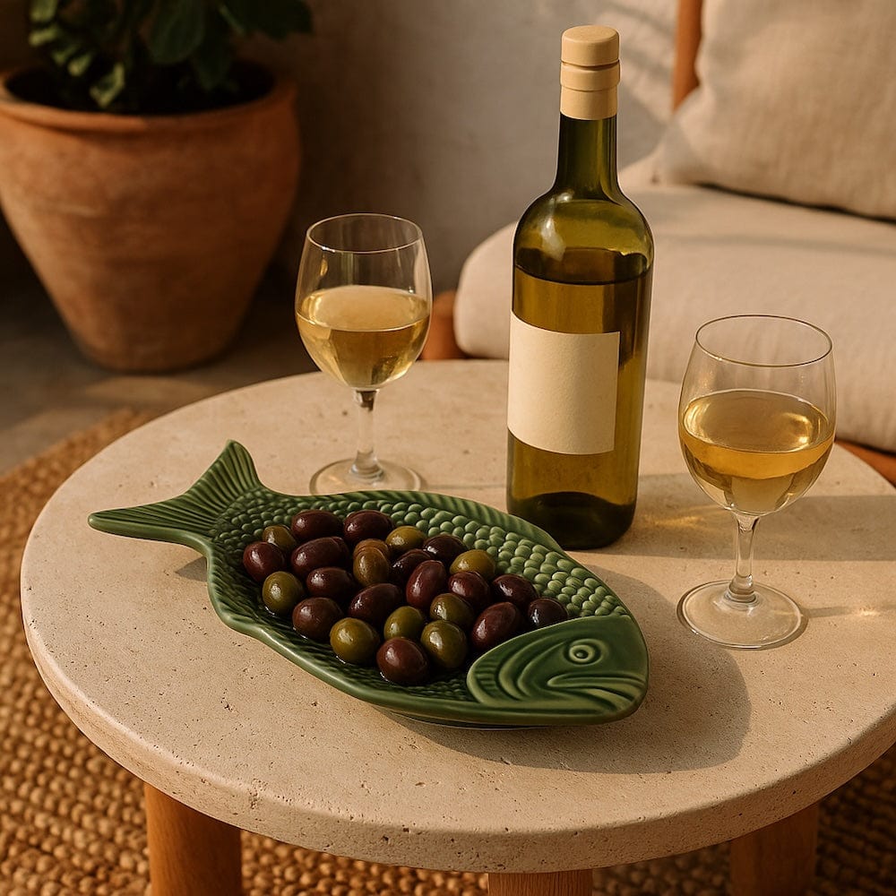 Petite assiette en céramique en forme de poisson I Vaisselle portugaise Petite assiette en céramique "Peixe"