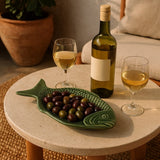 Petite assiette en céramique en forme de poisson I Vaisselle portugaise Petite assiette en céramique "Peixe"