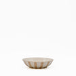 Petite coupe en céramique rayée moka et blanc Petite coupe rayée "Costa Nova Mar" - Moka