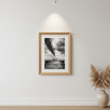 Photo d'art signée du Pont du 25 avril à Lisbonne Photo d'art signée "Solitude"