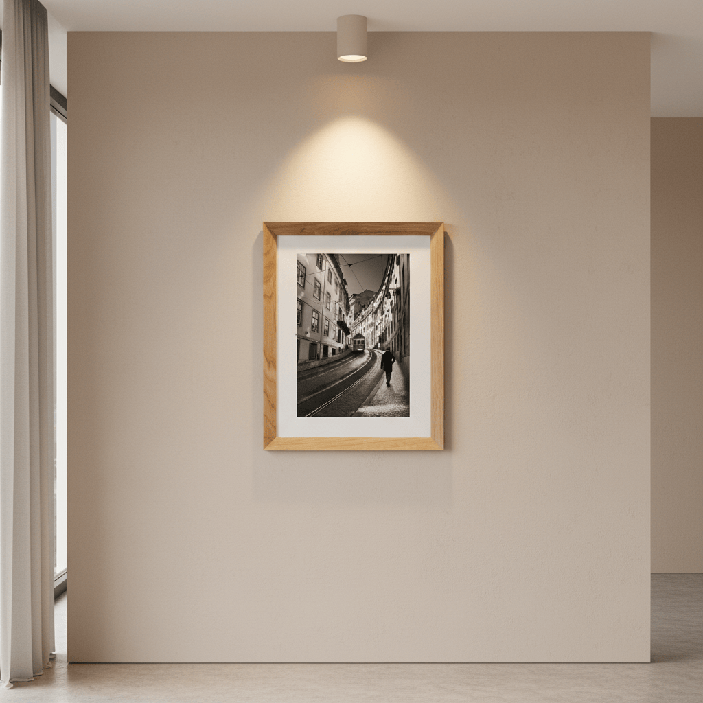 Photo d'art signée du quartier de Graça à Lisbonne Photo d'art signée "Graça"