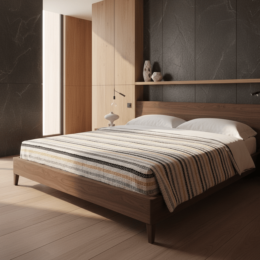 Plaid portugais coton couvre-lit 240x200 | Style de vie portugais Couvre-lit en coton 240x200 - 5 couleurs