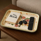 Plat de service en céramique peinte à la main au nord du Portugal Plat de service en céramique "Viana"