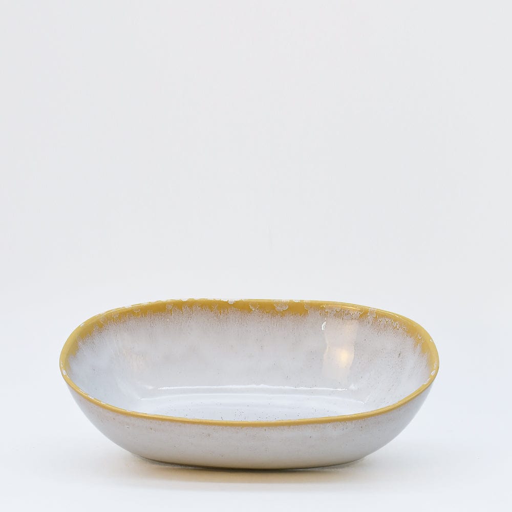 Plat de service en grès de la collection portugaise Amazonia Plat à four en grès "Amazonia" Blanc - 00cm (Copie)