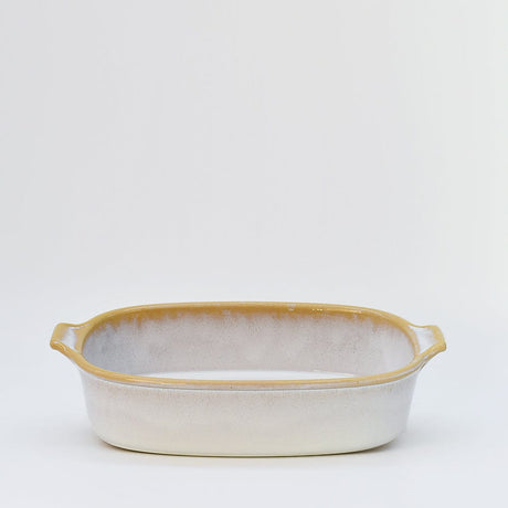 Plat de service en grès de la collection portugaise Amazonia Plat à four en grès "Amazonia" Blanc - 00cm (Copie)