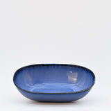 Plat de service en grès de la collection portugaise Amazonia Plat à four en grès "Amazonia" Bleu - 00cm