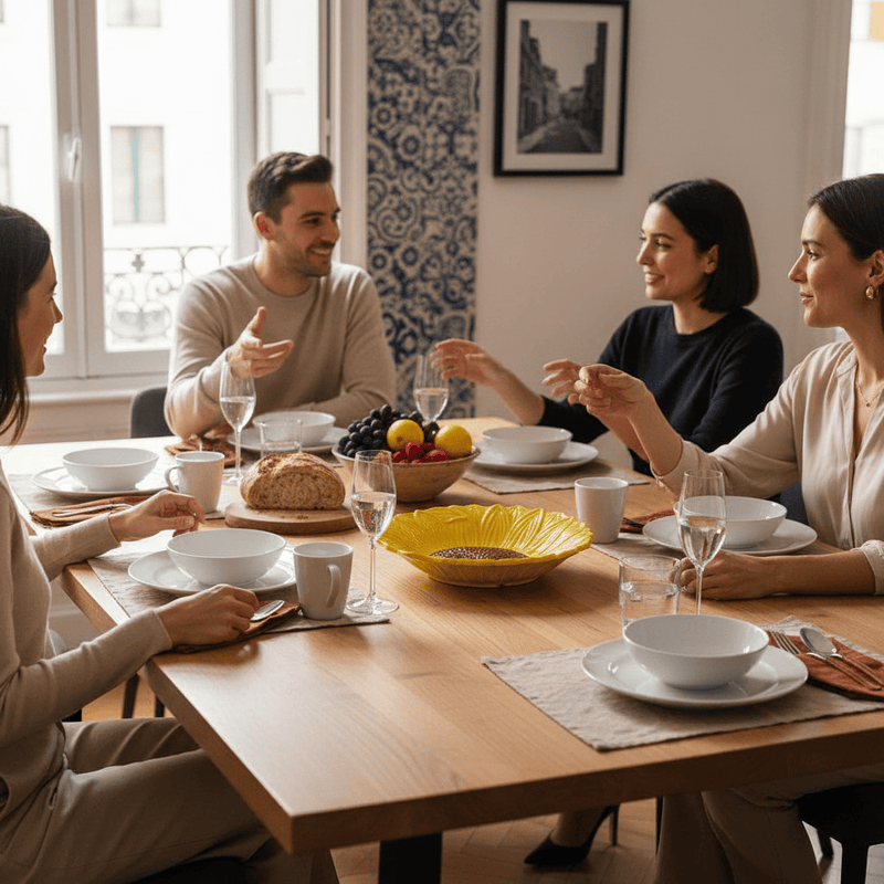 Plat ou saladier en forme de Tournesol I Vaisselle portugaise Plat de service en céramique en forme de Tournesol - 28 cm