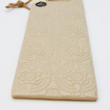 Plateau en céramique beige I Motifs dentelles portugaises Plateau de service "Renda"  - Beige