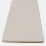 Plateau en céramique blanc I Motifs dentelles portugaises Plateau de service "Renda"  - Blanc