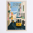 Poster sur la rue des tramways de Lisbonne Affiche "Lisboa"