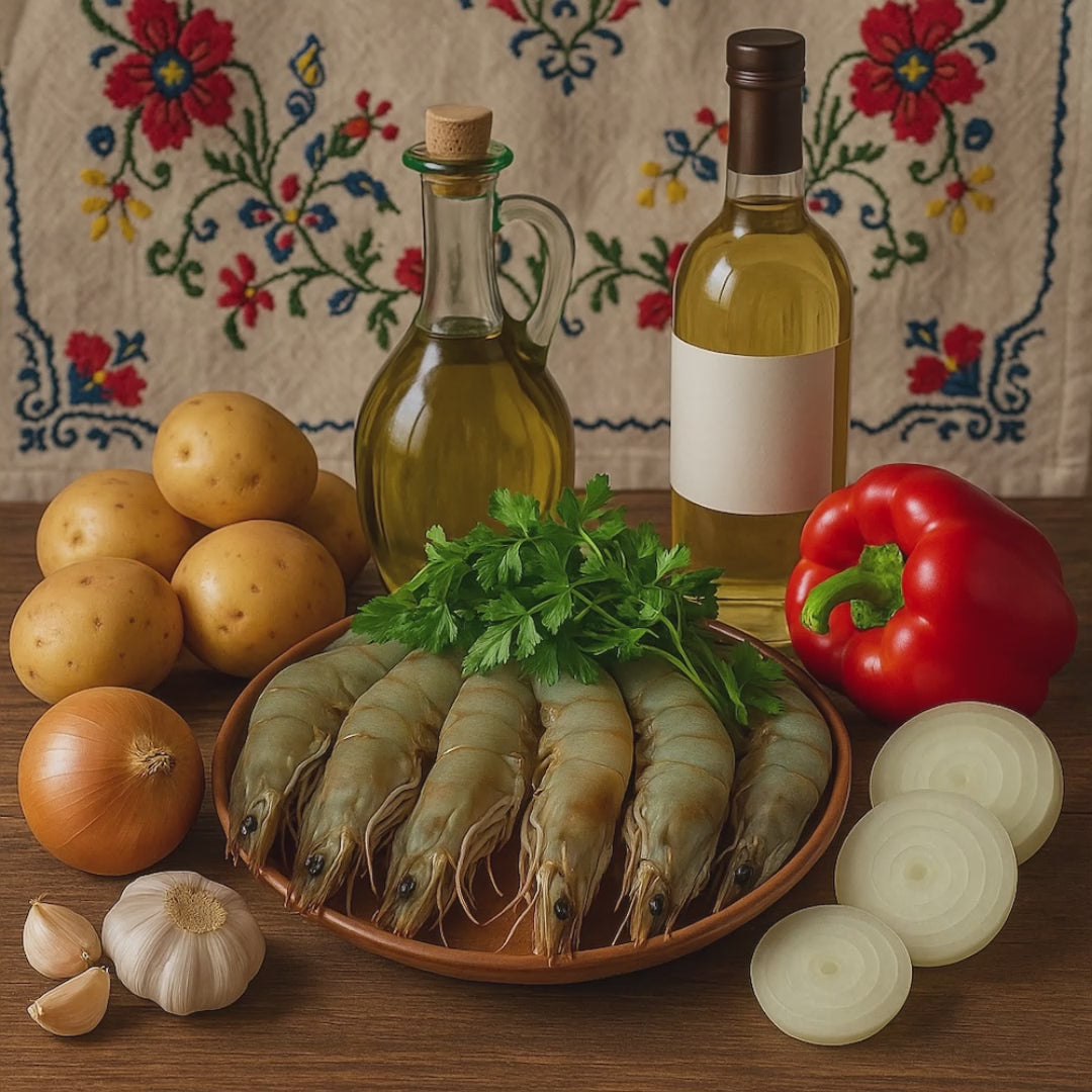 Cataplana en cuivre 5 à 6 couverts - 30cm