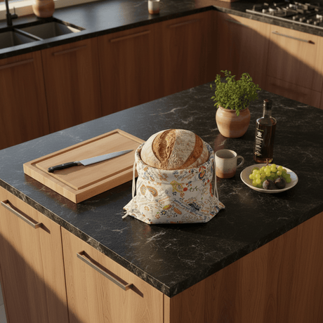 Sac à pain en coton motifs portugais I Vente en ligne Sac à pain "Namorados"