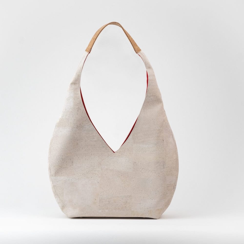 Sac épaulière portugais en liège blanc Sac épaulière en liège - Blanc