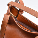 Sac fourre-tout de voyage en cuir marron I Maroquinerie portugaise Sac à main en cuir - Marron clair