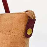 Sac panier en liège Doré et Rouge I Liège du Portugal Sac en liège