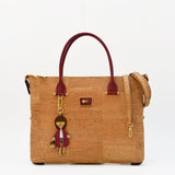 Sac panier en liège Doré et Rouge I Liège du Portugal Sac en liège