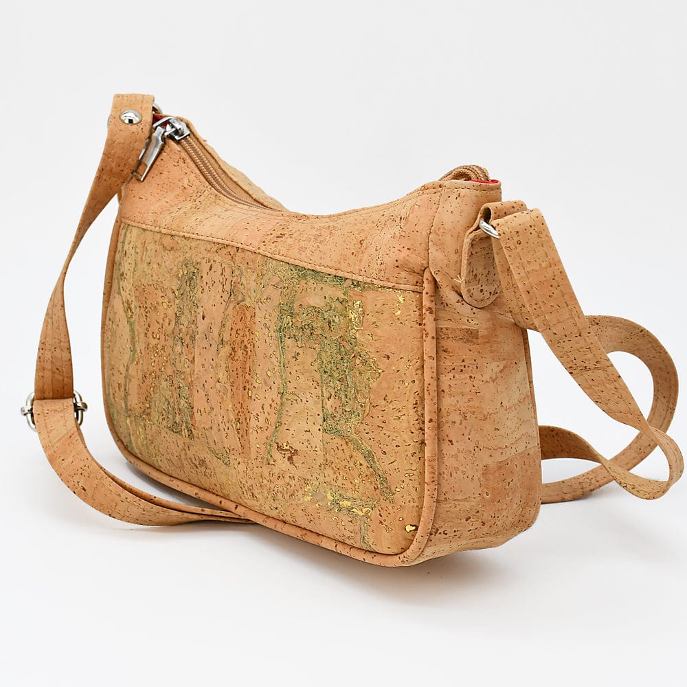 Sac panier en liège Doré et Rouge I Liège du Portugal Sac en liège