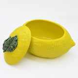 Saladier en forme de citron I Vaisselle artisanale du Portugal Terrine en céramique en forme de citron