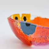 Saladier en verre bleu I Artisanat portugais Saladier en verre "Marinha Grande" 13cm