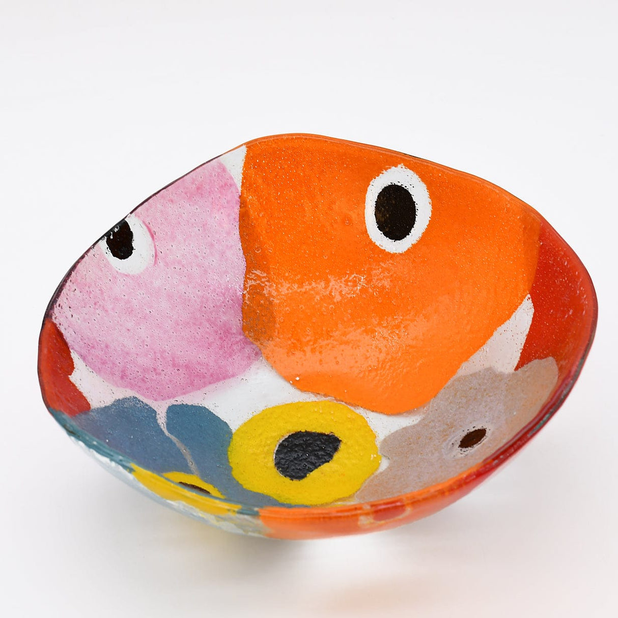 Saladier en verre fusionné artisanal 28 cm | Portugal Saladier en verre "Marinha Grande" 28cm -