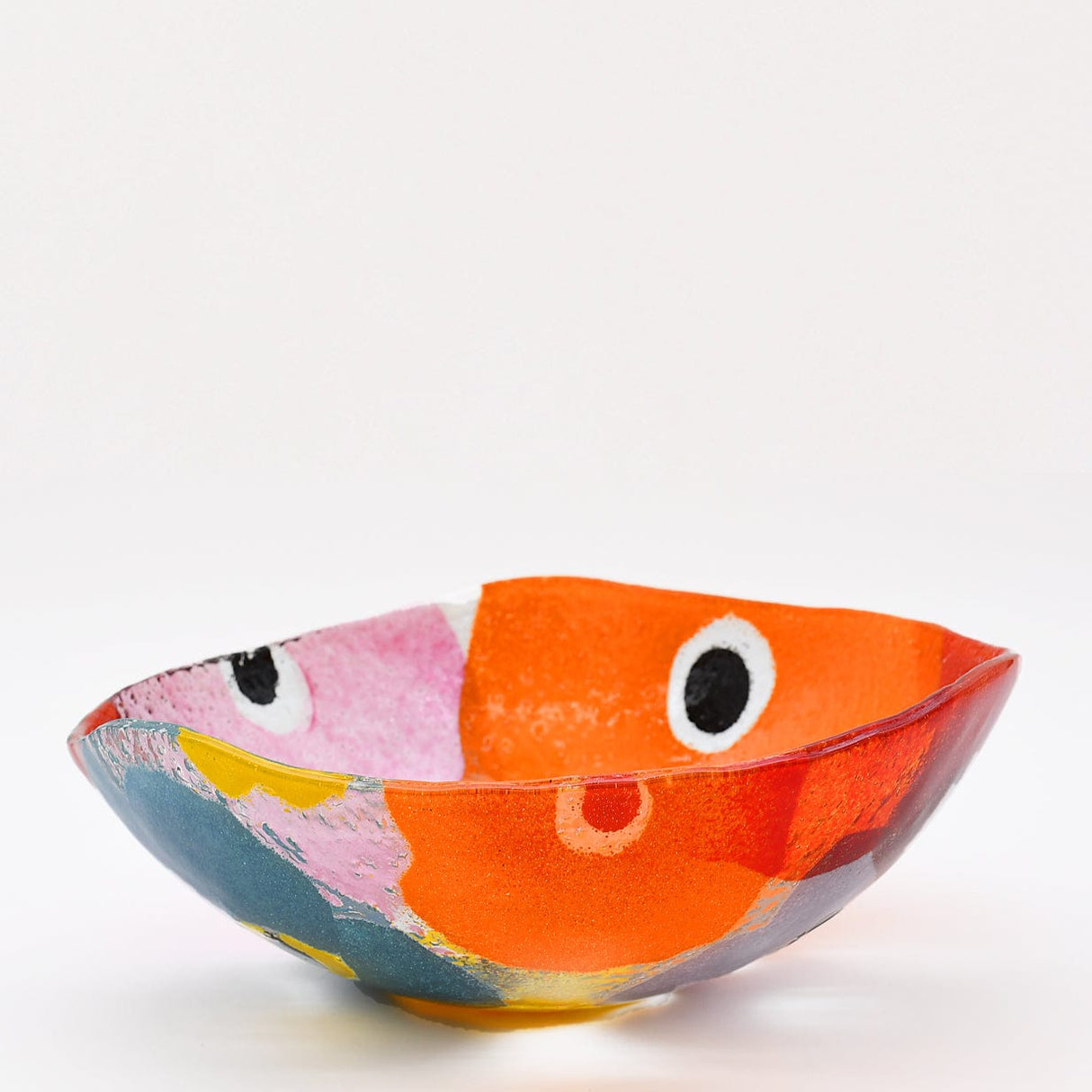 Saladier en verre fusionné artisanal 28 cm | Portugal Saladier en verre "Marinha Grande" 28cm -