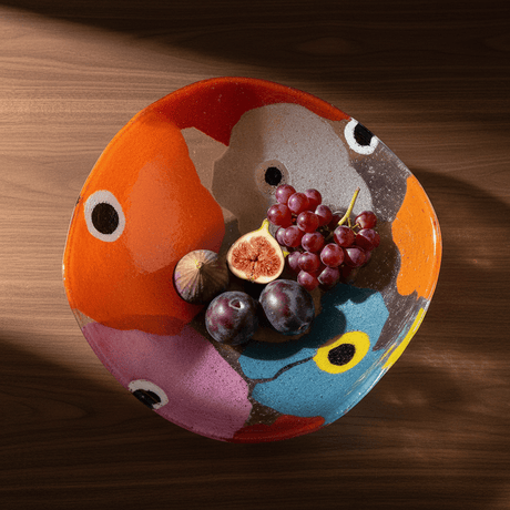 Saladier en verre fusionné artisanal 28 cm | Portugal Saladier en verre "Marinha Grande" 28cm -