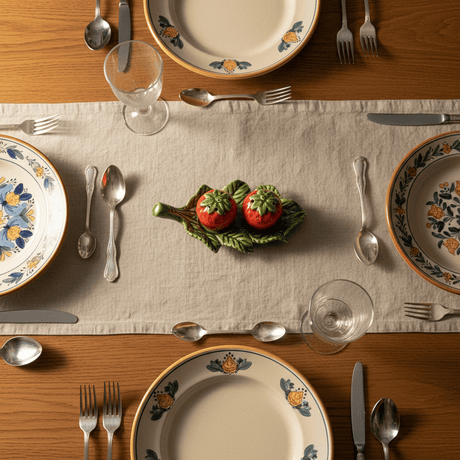 Salière Poivrière en forme de Fraise I Vaisselle portugaise Salière & Poivrière en forme de fraise