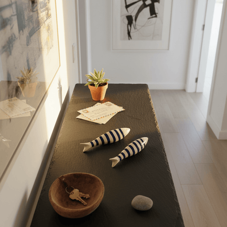 Sardine en céramique à poser Bleue Sardine en céramique à poser - Bleu Cobalt