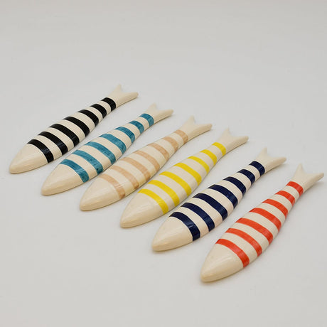 Sardine en céramique à poser jaune Sardine en céramique à poser - Jaune