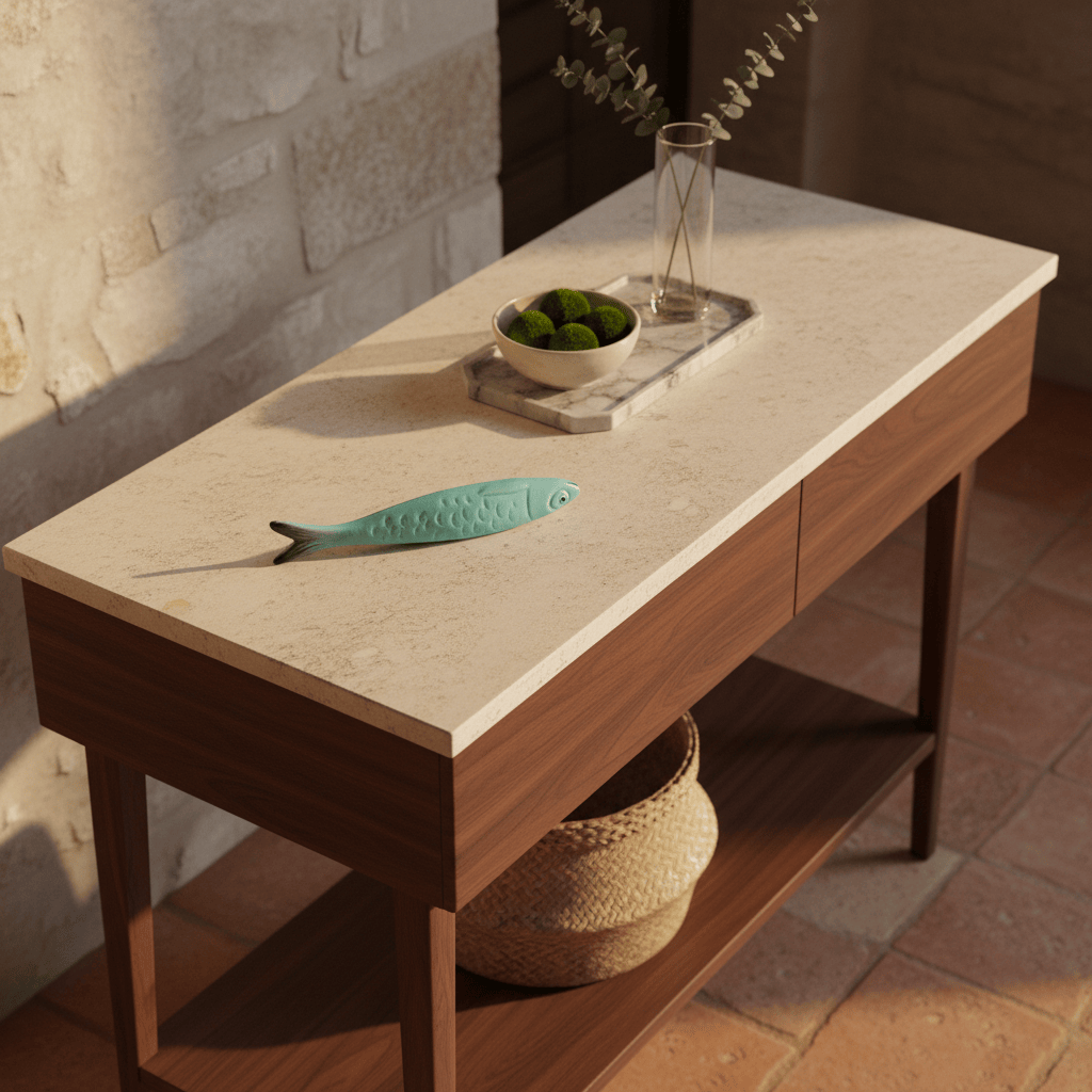 Sardine turquoise en céramique portugaise Sardine en céramique de Caldas da Rainha - Turquoise