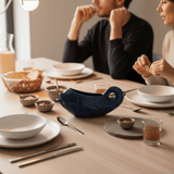 Saucière bleue en céramique en forme de poisson Saucière en céramique en forme de Poisson - Bleu