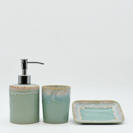 Set de salle de bains moderne imitation pierre Set de salle de bain en céramique