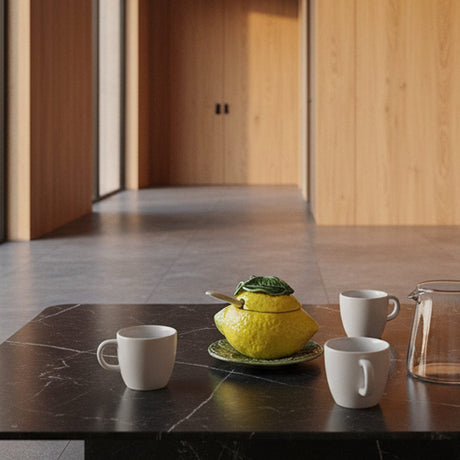 Sucrier en forme de citron I Vaisselle artisanale du Portugal Sucrier en céramique en forme de citron