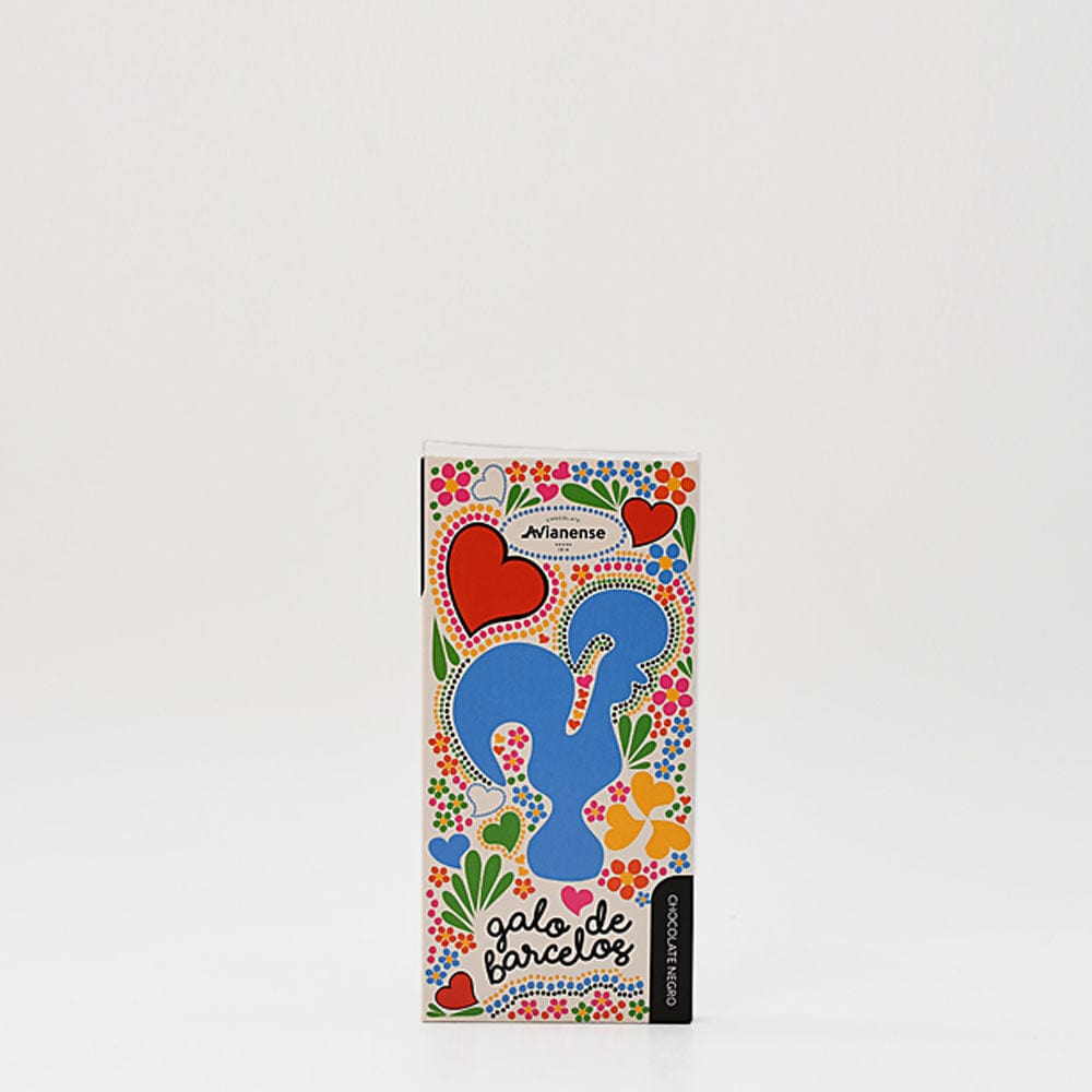 Tablette de chocolat noir portugais Galo de Barcelos Tablette de chocolat noir "Galo de Barcelos"