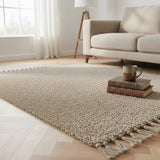 Tapis artisanal beige I Tapis artisanal portugais Tapis Artisanal - Beige