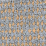 Tapis artisanal portugais noir Tapis artisanal en sisal et coton 150x100 - Gris clair