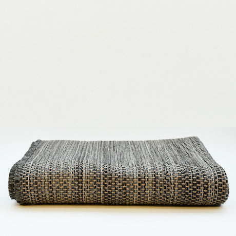 Tapis gris en fibres mélangées I Fabrication artisanale portugaise Tapis en fibres mélangées - Gris