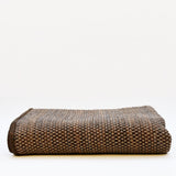 Tapis maron en fibres mélangées I Fabrication artisanale portugaise Tapis en fibres mélangées - Marron