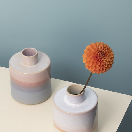 Vase décoratif premium I Céramique portugaise recyclée Vase en grès "Doce"