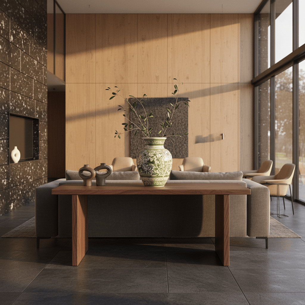 Vase en céramique de Coimbra vert Vase en céramique de Coimbra