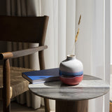 Vase en grès recyclé I Vase décoratif contemporain Vase en grès "Feliz"