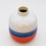 Vase en grès recyclé I Vase décoratif contemporain Vase en grès "Feliz"