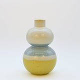 Vase inspiré des mots portugais I Céramique brillante Vase en grès "Sintonia"