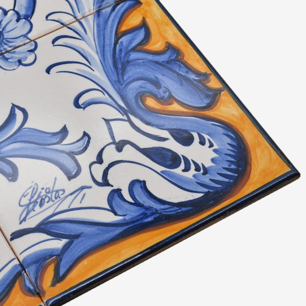 Fresque d'azulejos portugais peinte à la main Fresque d'azulejos 60x45cm